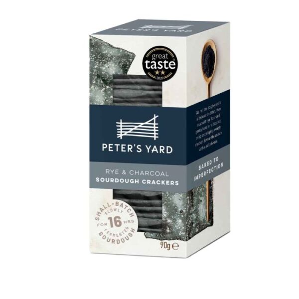 Peter Yard- Rye and Charcoal Sourdough Crackers