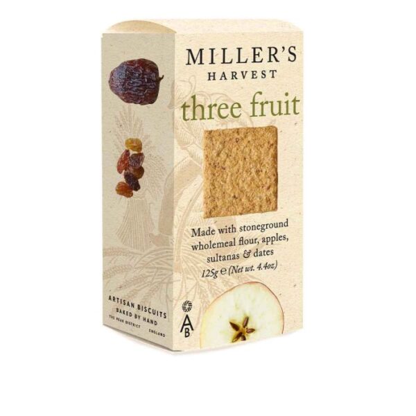 Millers three fruit crackers